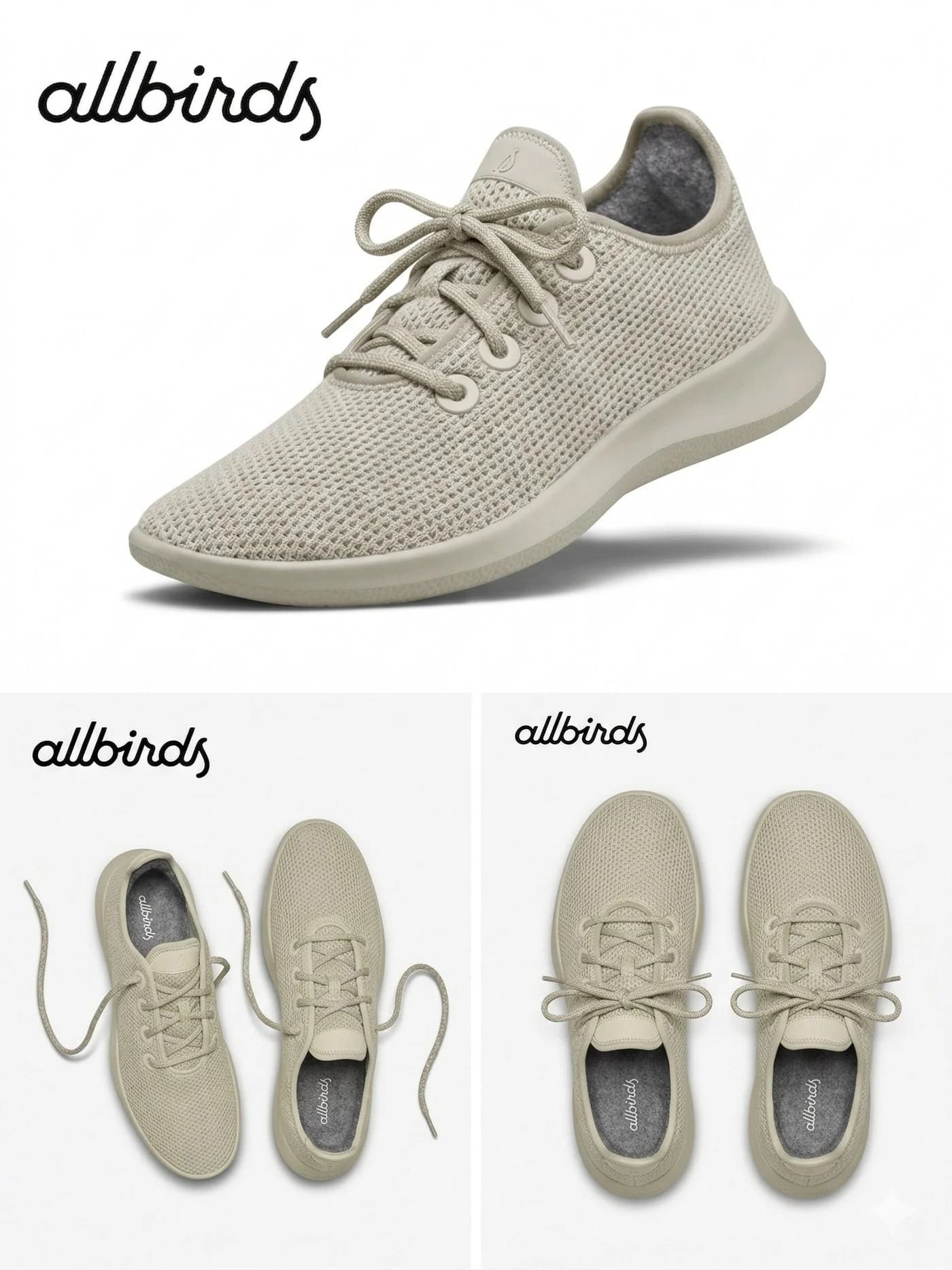 Allbirds 宽楦赤足鞋参考图