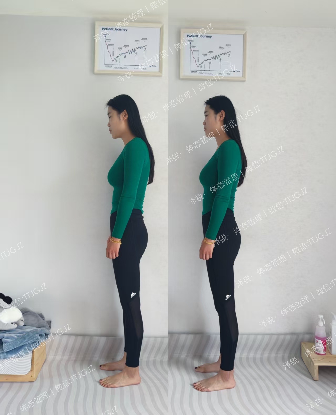 白领小姐姐脖子前倾胸部下垂